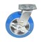 Vestil Polyurethane Precision Ball Bearing Swivel With Brake Caster 8 In. x 2 In. 881 lb Blue/Gray CST-PB-8X2PUA-SWB - alternate 2